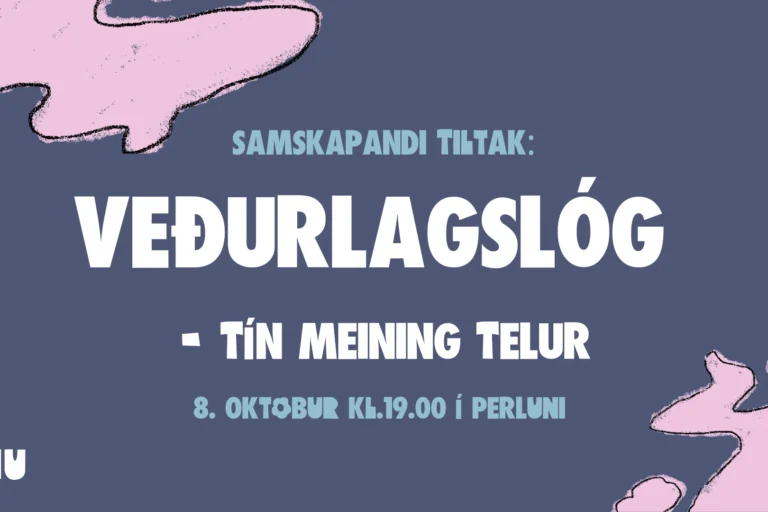 Veðurlagslóg – tín meining telur! Veðurlagslóg - tín meining telur!