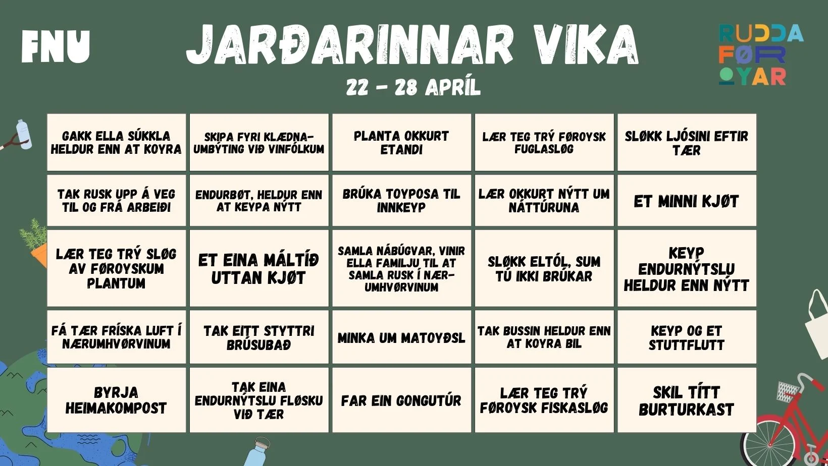 Jarðarinnar vika