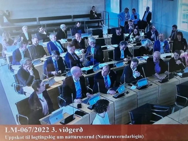 Náttúruverndarlógin er samtykt Náttúruverndarlógin er samtykt