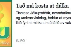 Samrøða: Mangla eina virkisætlan fyri at skerja útlát