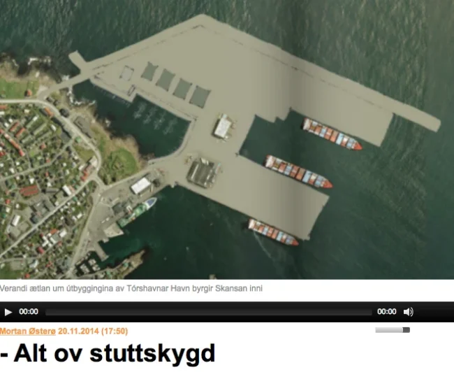 Samrøða við FNU um útbyggingina av Tórshavnar Havn