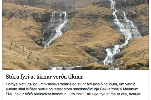 Nevndarlimur í FNU í Degi og viku um áirnar á Kunoynni Nevndarlimur í FNU í Degi og viku um áirnar á Kunoynni