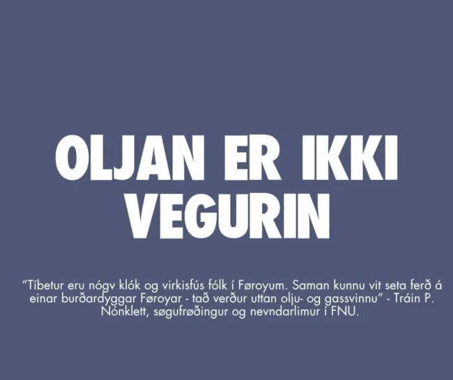 Oljan er ikki vegurin til grøna orkuskiftið