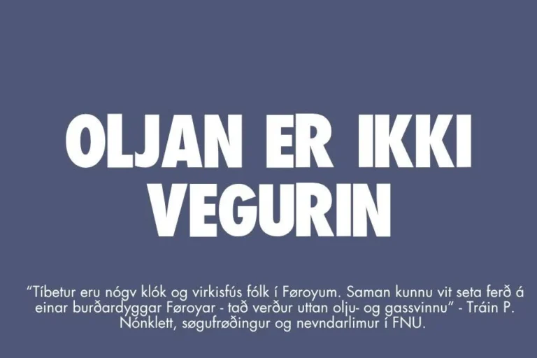 Oljan er ikki vegurin til grøna orkuskiftið