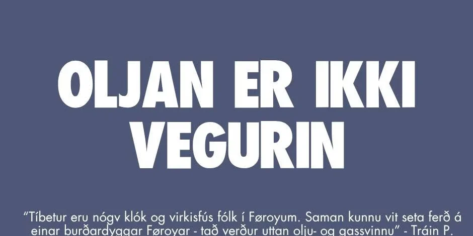Oljan er ikki vegurin til grøna orkuskiftið