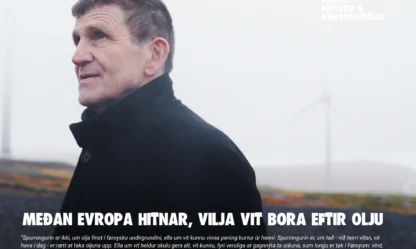 Meðan Europa hitnar, vilja vit bora eftir olju