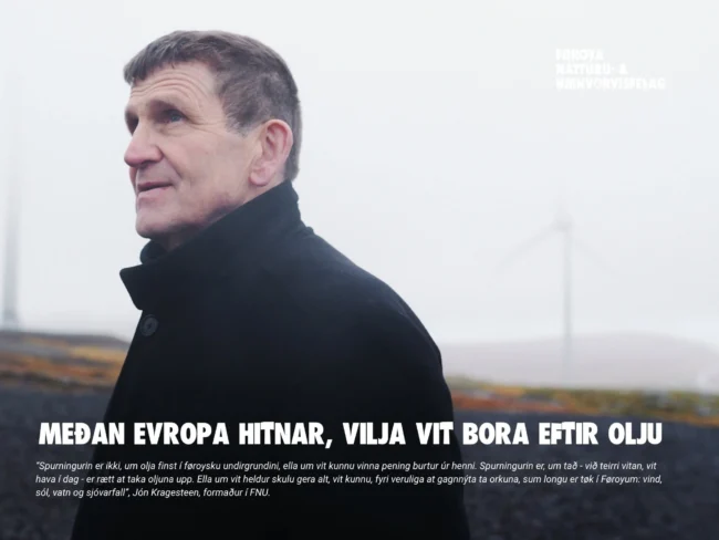 Meðan Europa hitnar, vilja vit bora eftir olju Meðan Europa hitnar, vilja vit bora eftir olju