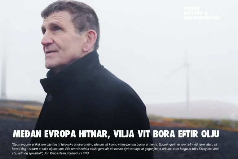 Meðan Europa hitnar, vilja vit bora eftir olju